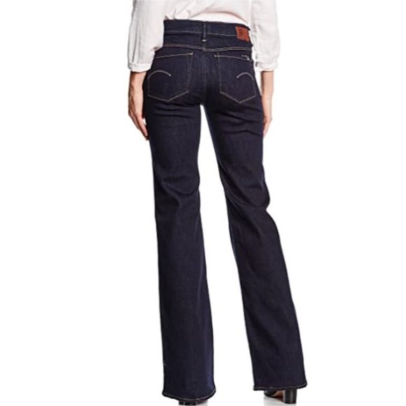 G Star 3301 dark flare jeans 27 waist x 32 Inseam - Picture 5 of 6